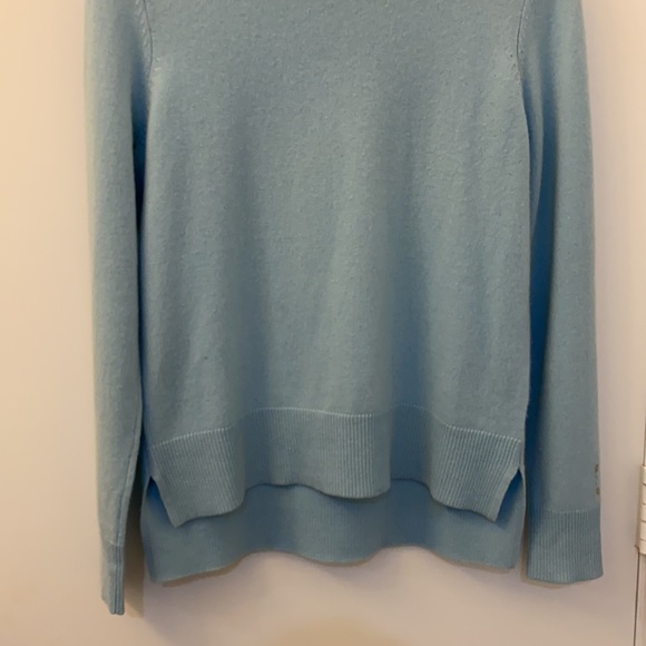 Tyler Boë 100% cashmere light blue sweater - Picture 5 of 7
